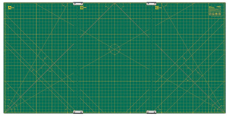 Cutting Mat Set of 3 Green 35in x 70in