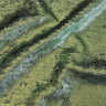D Isis Foiled Stretch Velvet Fabric - Cobalt Blue, All-Over Foil, 56" Width (1 Yard)