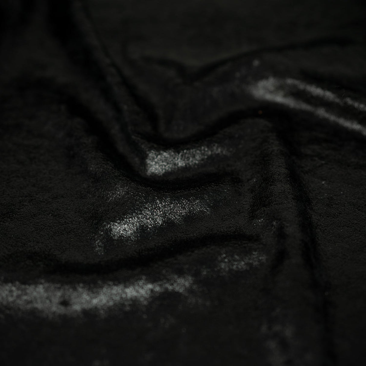Foiled Stretch Velvet Fabric