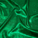 D Isis Foiled Stretch Velvet Fabric - Cobalt Blue, All-Over Foil, 56" Width (1 Yard)