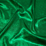 D Isis Foiled Stretch Velvet Fabric - Cobalt Blue, All-Over Foil, 56" Width (1 Yard)