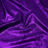 Foiled Stretch Velvet Fabric