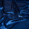 D Isis Foiled Stretch Velvet Fabric - Cobalt Blue, All-Over Foil, 56" Width (1 Yard)