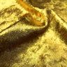 D Isis Foiled Stretch Velvet Fabric - Cobalt Blue, All-Over Foil, 56" Width (1 Yard)