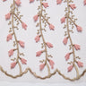 1 Yard Tulle Lace Fabric Embroidered Applique Intricate 3D Pattern Elegant 52/54" Wide