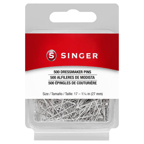 SINGER 500 Dressmaker Pins Size 17 1-1/16"