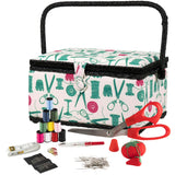SINGER Large Sewing Basket Kit