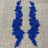 Beaded Corded Floral Lace Applique