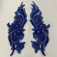 Crystal Rhinestone Floral Applique
