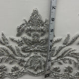 Glitter Mesh Floral Fabric