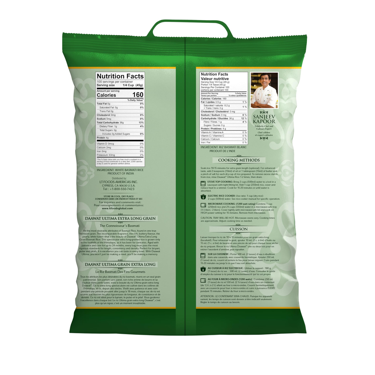 Daawat Ultima Basmati Rice, 10-Pounds
