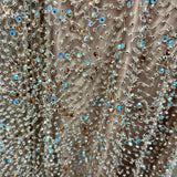 Beaded Lace Mesh Black