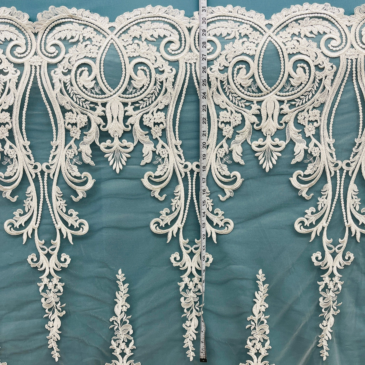Embroidered Bridal Lace Fabric