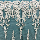 Embroidered Bridal Lace Fabric