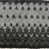Beaded 3D Floral Lace Mesh
