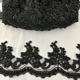 Beaded Corded Lace Trim
