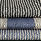 Pure Linen Yarn-Dyed Stripe Indigo
