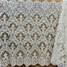 Beaded Corded Bridal Lace Dark Ivory