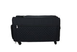 Everything Mary Jumbo 5 Wheel Collapsible Rolling Sewing Machine Storage Case Black