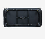 Everything Mary Jumbo 5 Wheel Collapsible Rolling Sewing Machine Storage Case Black