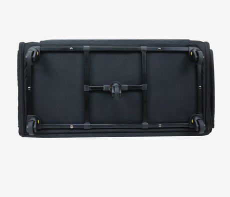 Everything Mary Jumbo 5 Wheel Collapsible Rolling Sewing Machine Storage Case Black