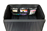 Everything Mary Jumbo 5 Wheel Collapsible Rolling Sewing Machine Storage Case Black