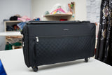 Everything Mary Jumbo 5 Wheel Collapsible Rolling Sewing Machine Storage Case Black
