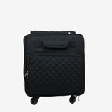 Everything Mary Jumbo 5 Wheel Collapsible Rolling Sewing Machine Storage Case Black