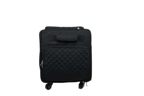 Everything Mary Jumbo 5 Wheel Collapsible Rolling Sewing Machine Storage Case Black