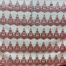 Glitter Mesh Fabric Turquoise