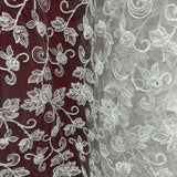 Beaded Corded Floral Bridal Lace