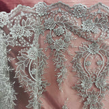 Corded Bridal Lace Fabric 54" Wide