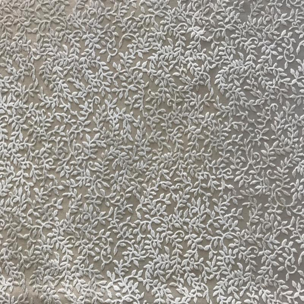 Daisy Floral Cut Velvet Fabric - Floral Pattern, 56" Width (1 Yard)