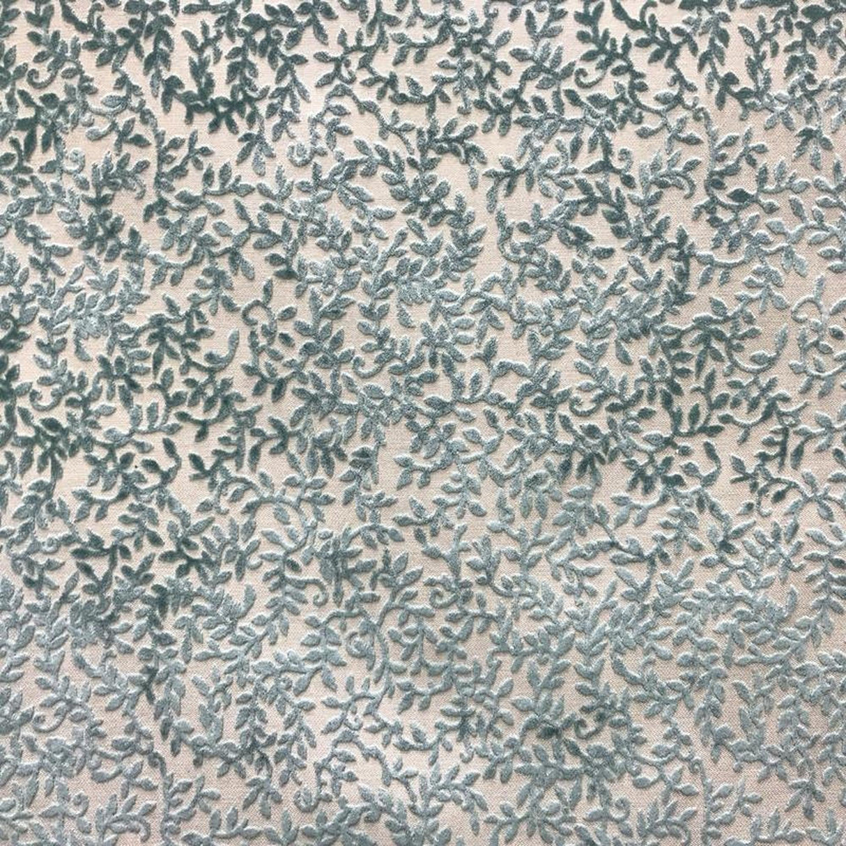 Daisy Floral Cut Velvet Fabric - Floral Pattern, 56" Width (1 Yard)