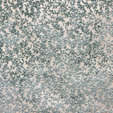 Daisy Floral Cut Velvet Fabric - Floral Pattern, 56" Width (1 Yard)