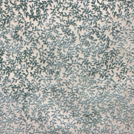 Daisy Floral Cut Velvet Fabric - Floral Pattern, 56" Width (1 Yard)