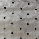 Dakota Silk Fabric - Floral Dotted Embroidered, 54" Width (1 Yard)