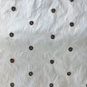 Dakota Silk Fabric - Floral Dotted Embroidered, 54" Width (1 Yard)