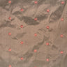 Dakota Silk Fabric - Floral Dotted Embroidered, 54" Width (1 Yard)