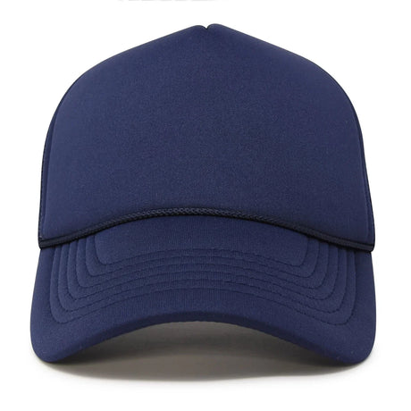Trucker Hats - Navy Mesh Fabric - Navy, Adjustable (1 Unit)