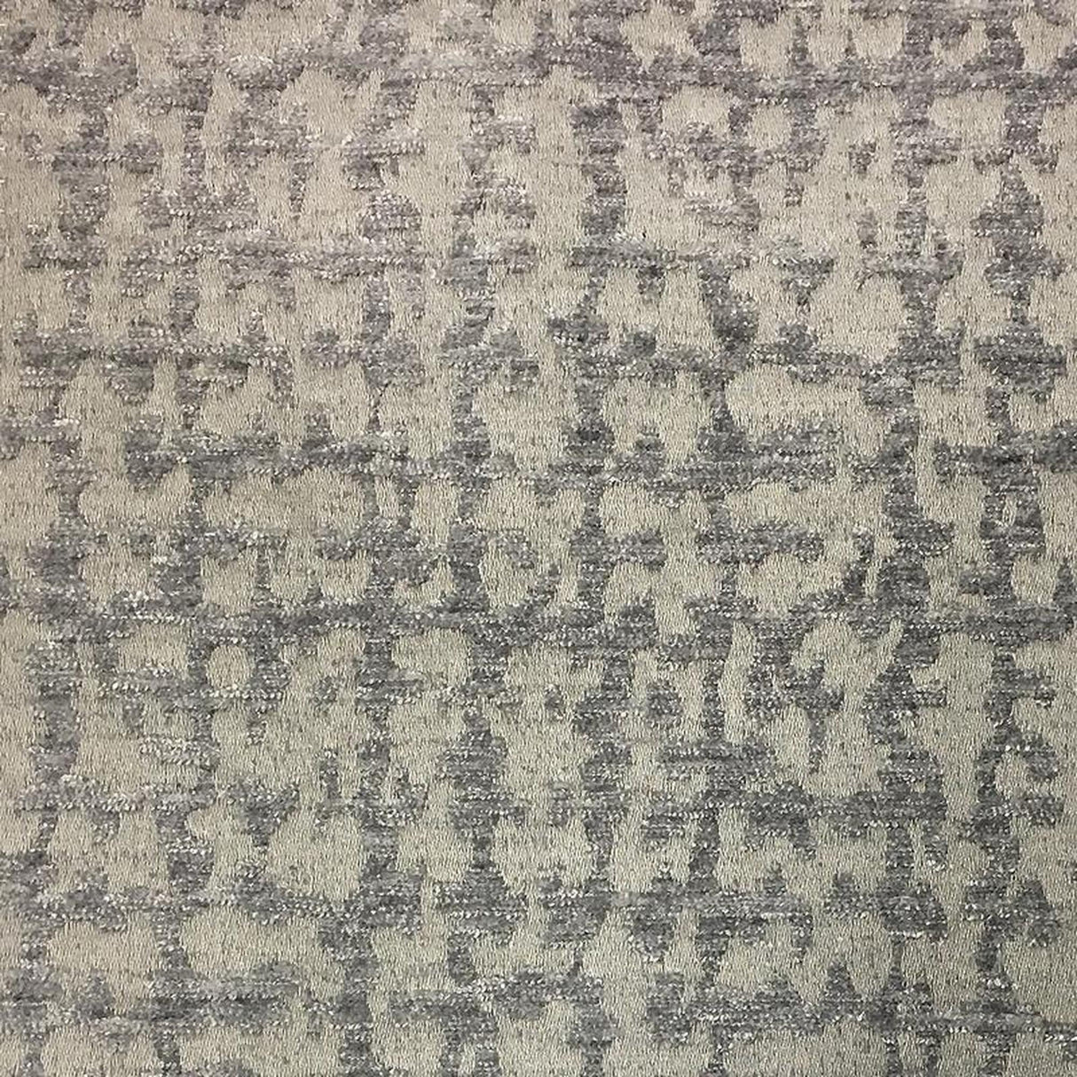 Damon Two Tone Chenille Fabric - Abstract Pattern, 56" Width (1 Yard)