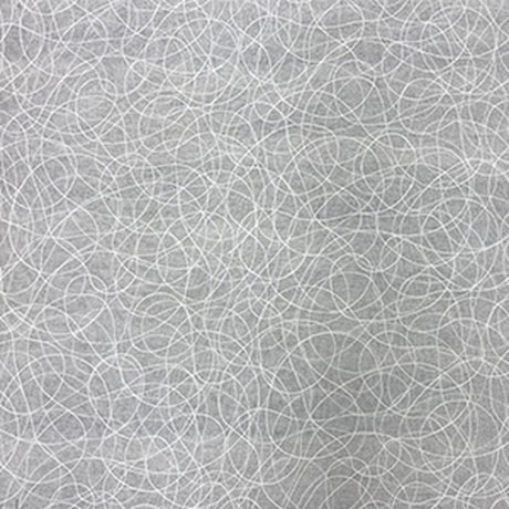 Dane Embroidery Sheer Polyester Fabric - Abstract Swirl Embroidery, 118" Width (1 Yard)