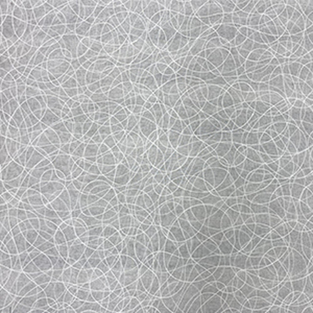 Dane Embroidery Sheer Polyester Fabric - Abstract Swirl Embroidery, 118" Width (1 Yard)