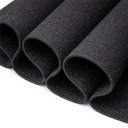 Acrylic Felt Fabric Dark Gray 1.6mm 72" Wide