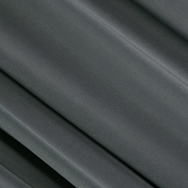 Charcoal ITY Polyester Spandex Knit Fabric