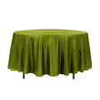 108″ Lime Crinkle Crushed Taffeta Round Tablecloth