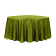 132″ Lime Crinkle Crushed Taffeta Round Tablecloth