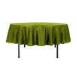90″ Lime Crinkle Crushed Taffeta Round Tablecloth