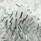 Beaded Stretch Mesh Fabric