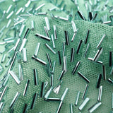Beaded Stretch Mesh Fabric